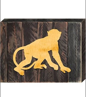 Monkey Wooden Magnet Wall Decor