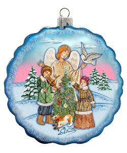 Christmas Glass Ornament