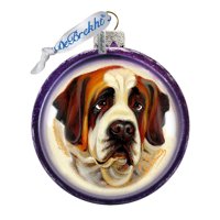 Dog Lover C-Ball Glass Ornament