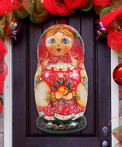 Nesting Doll Matreshkas Door Hanger