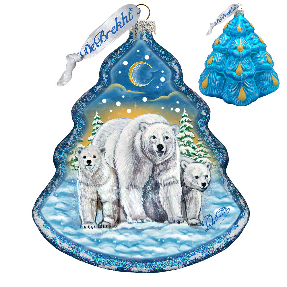Fatherly Love Polar Bear Tree Ornament