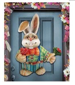 98718-12 Easter Art on Board Wall Decor