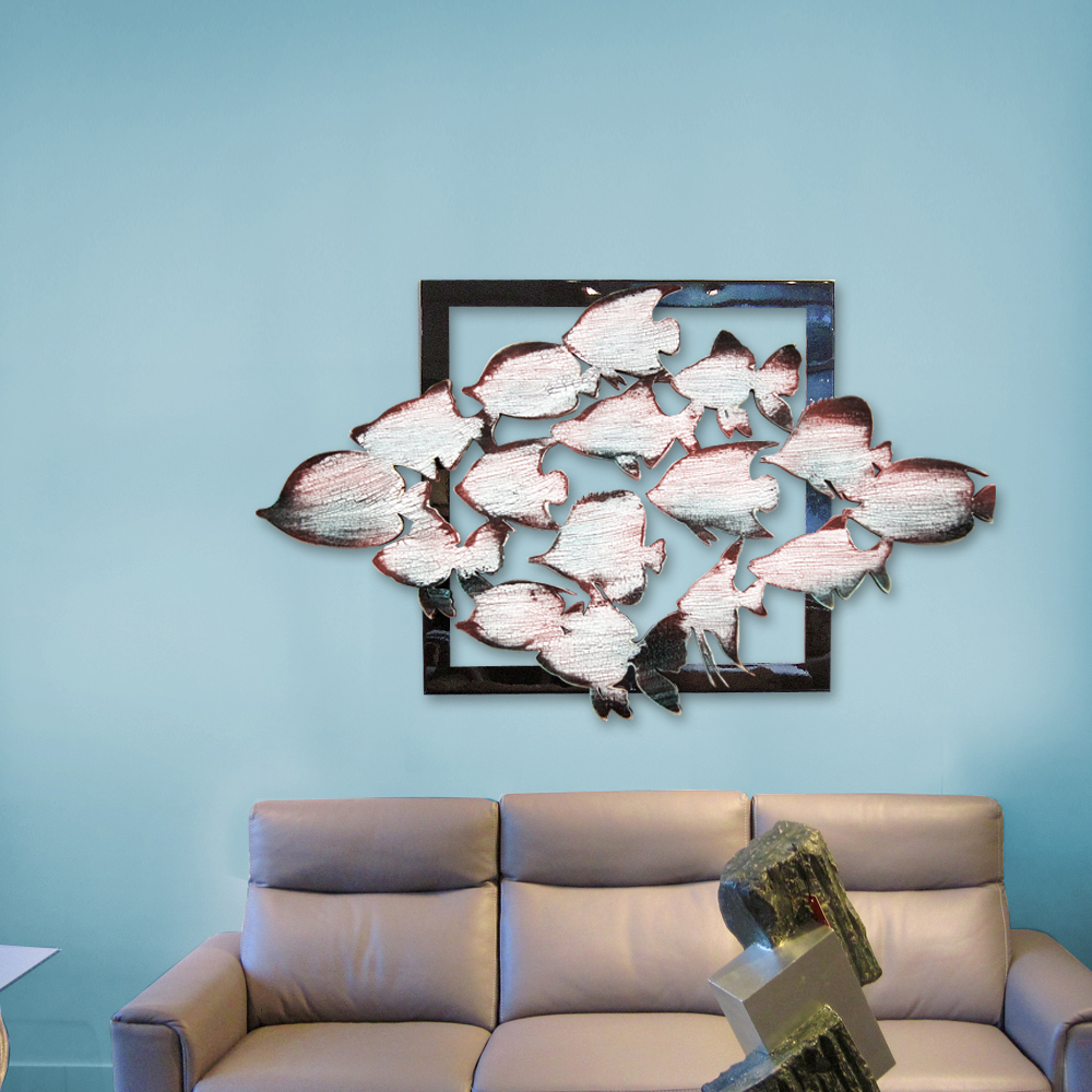 School of Fish Decorative Gallery Wall Art