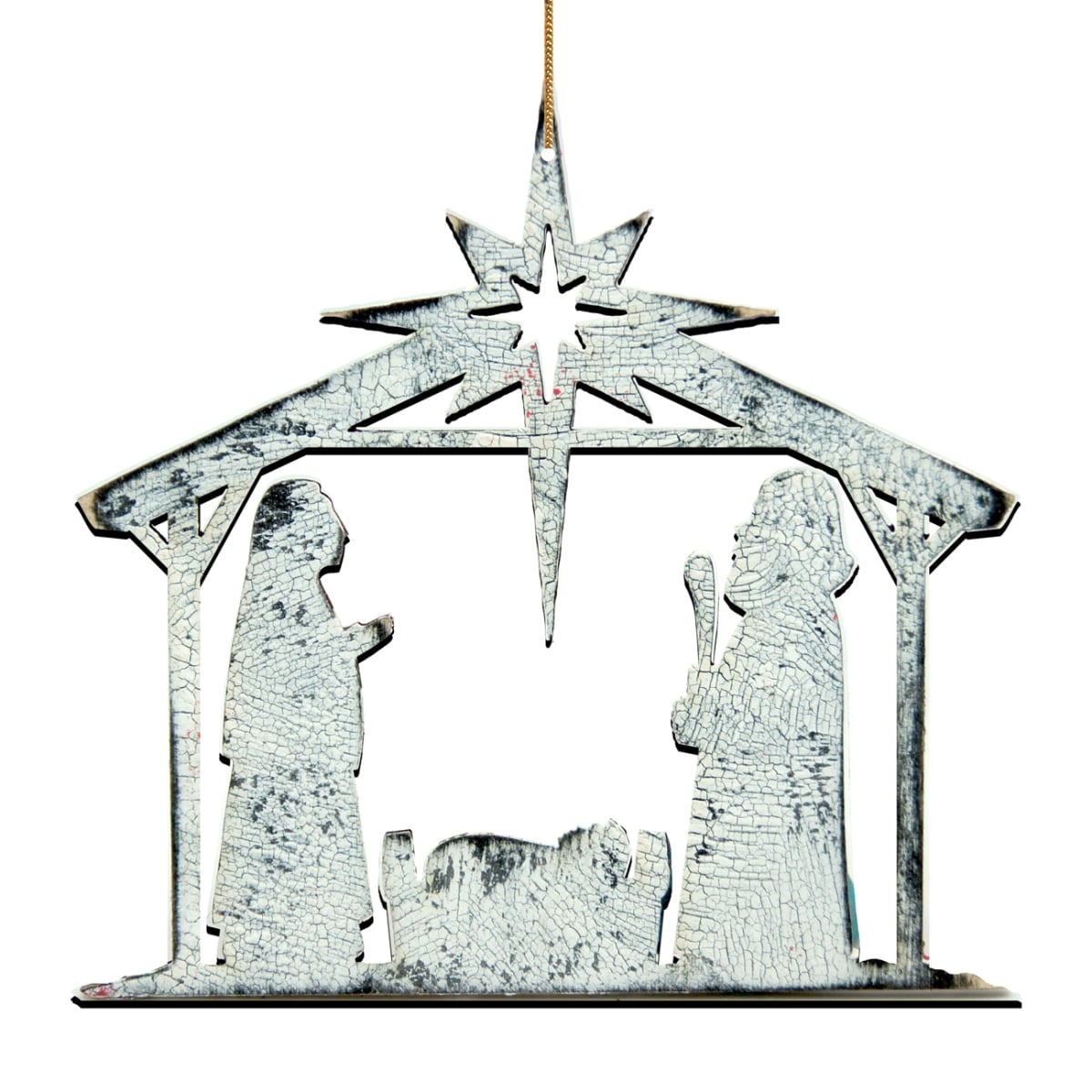 Nativity Holy Night Wooden Magnet