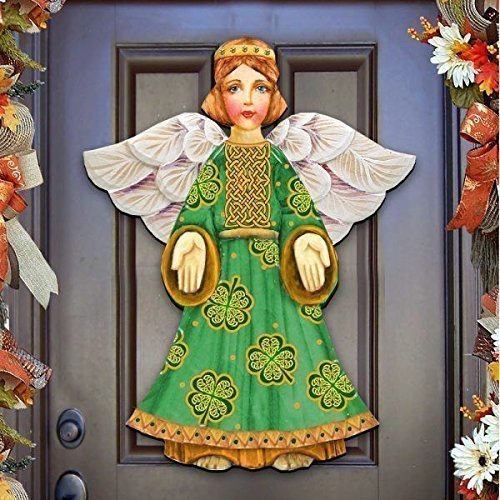 8152723H Celtic Angel Christmas Door Hanger Wall Decor
