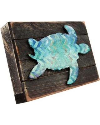 Turtle Art on Board Wall Decor