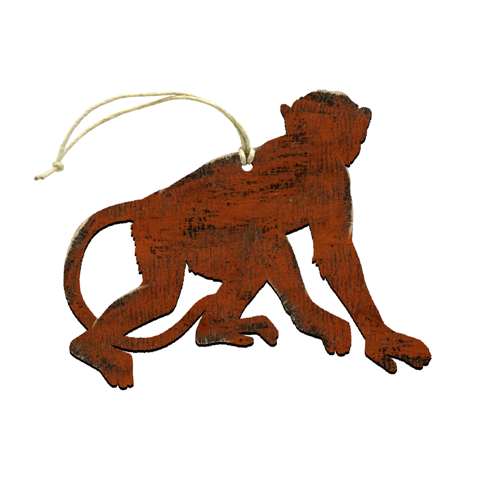 Monkey Wooden Magnet Wall Decor