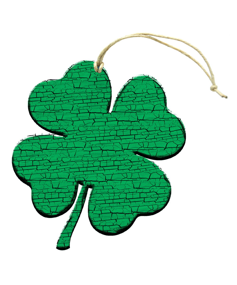 Clover Wooden Magnet