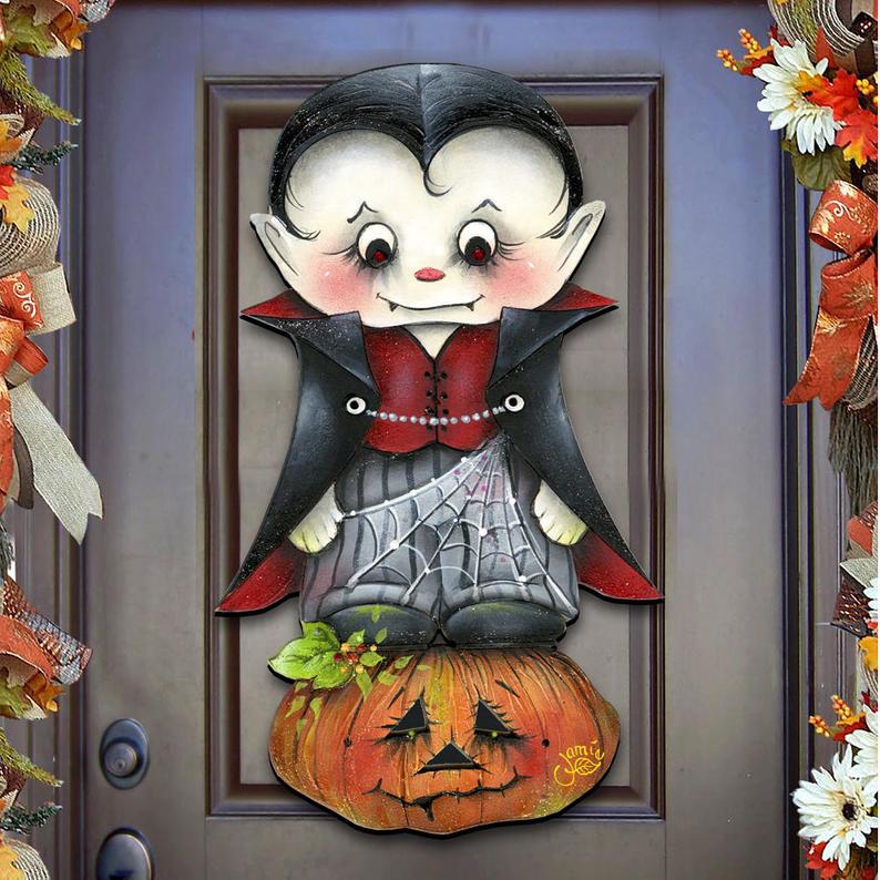 Jamie Mills-Price Halloween Dracula Decorations & Wall Sign for Home
