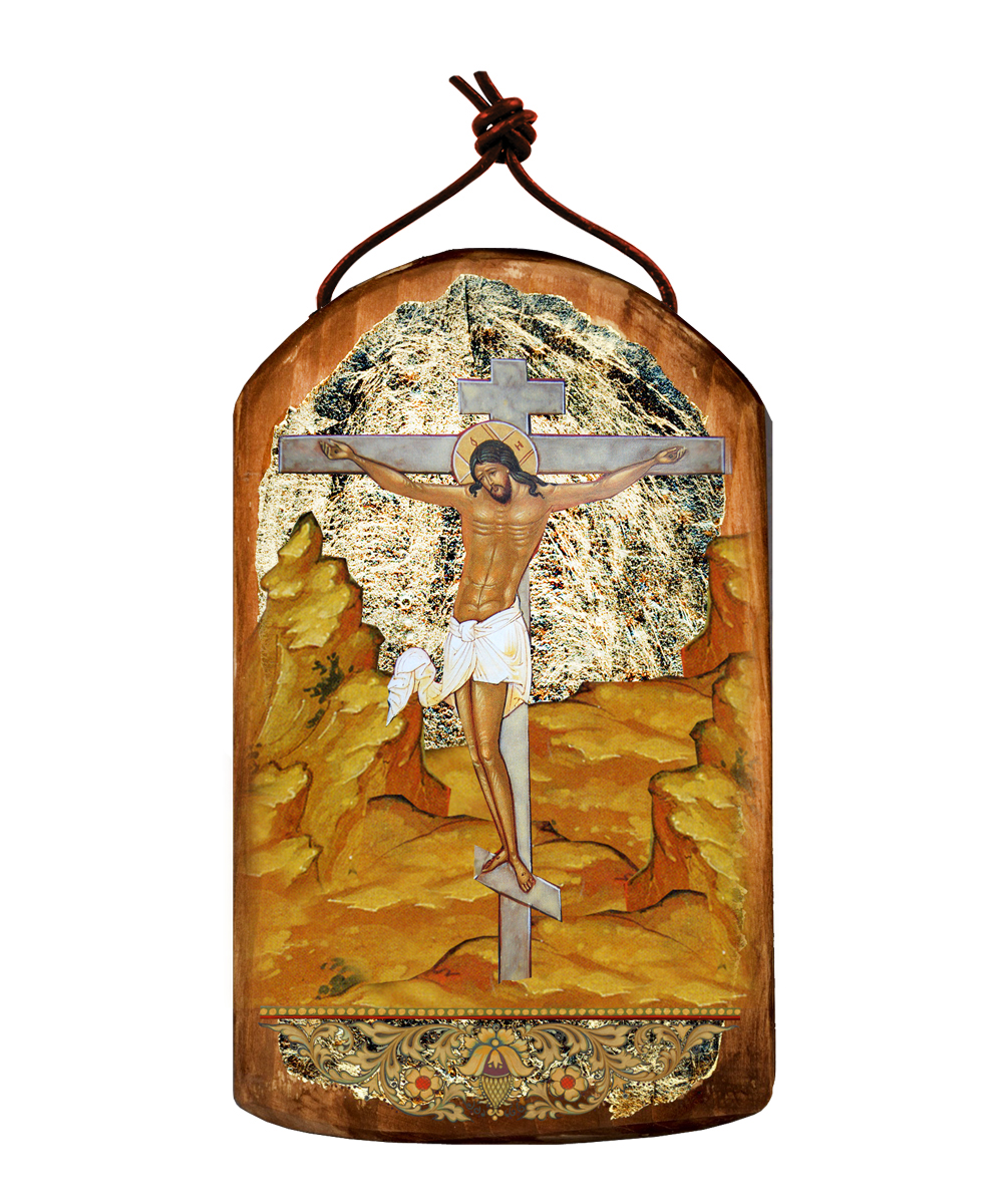 87058 Crucifixion Icon Ornament
