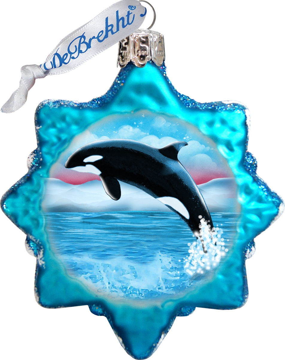 Orca Handcrafted Glass Ornaments