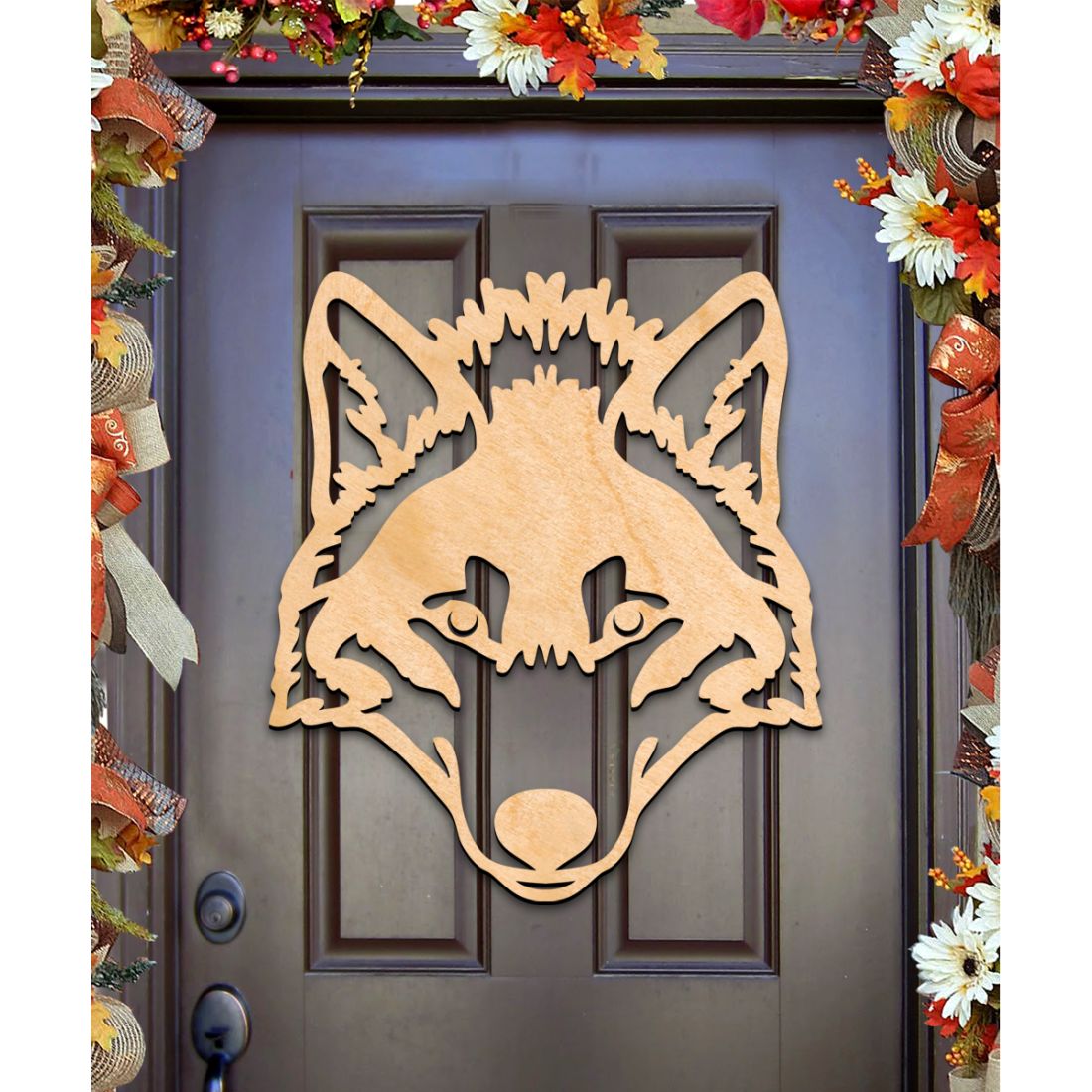 24 x 18 in. Celtic Wolf Wall Decor - Extra Large