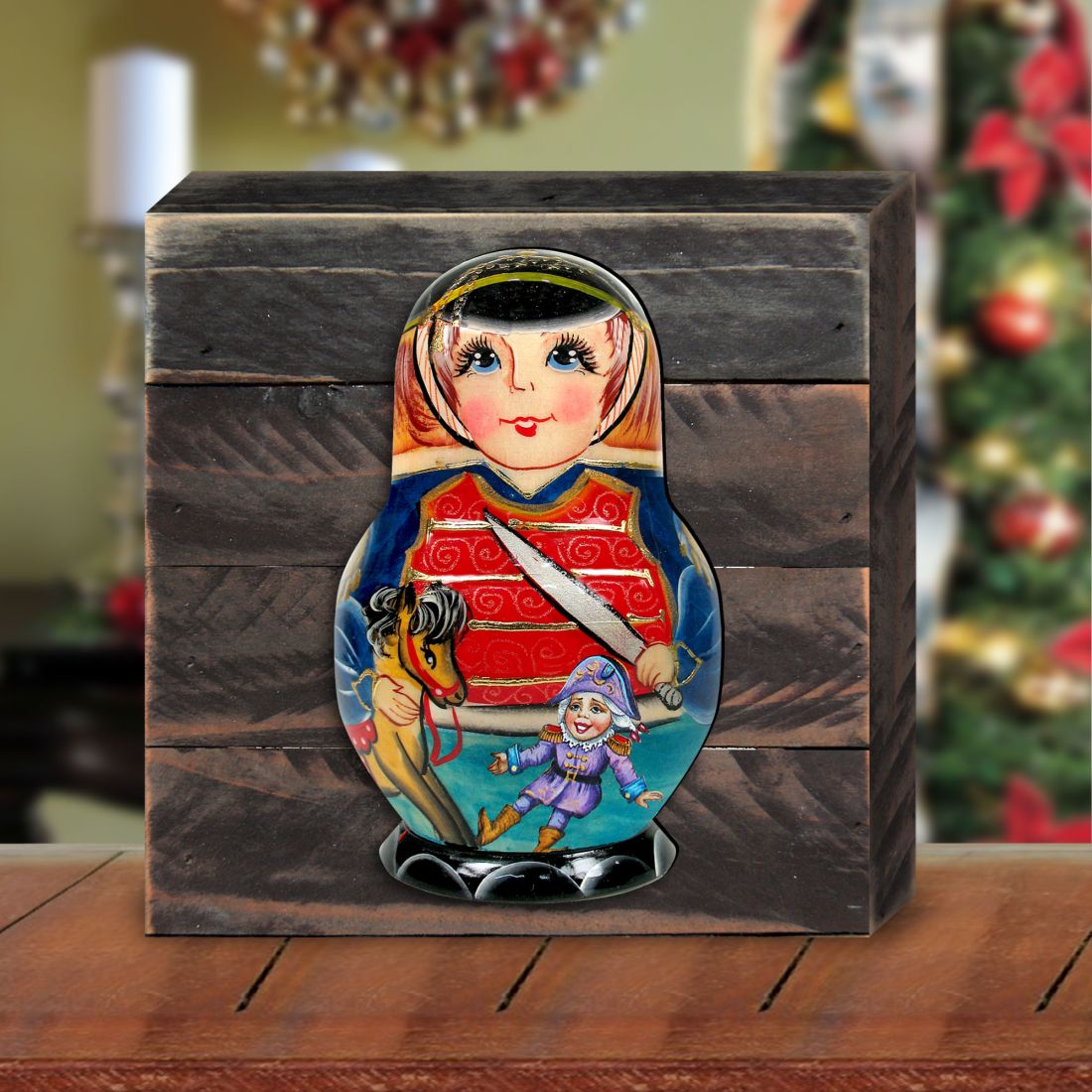 6 x 6 in. Nutcracker Soldier Wooden Wall Decor