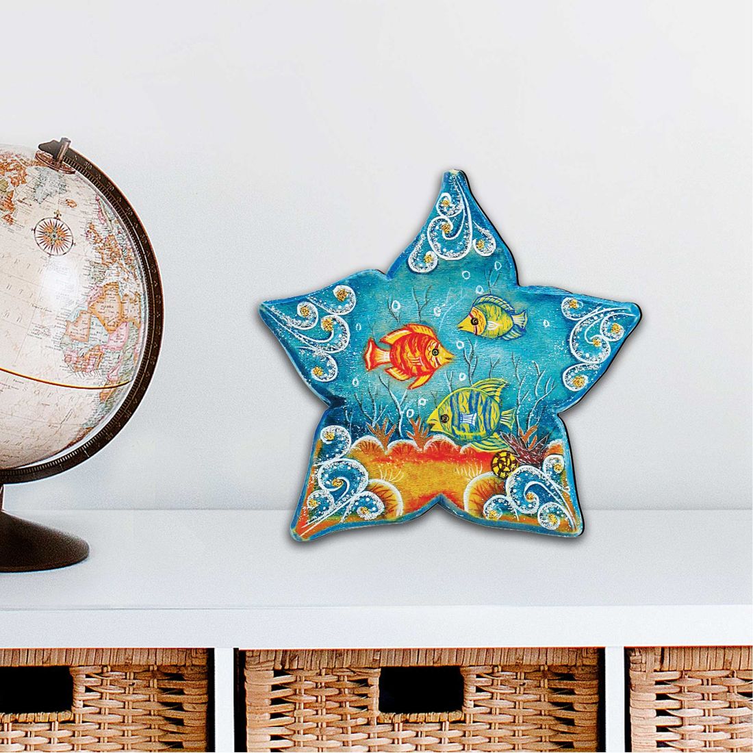 12 x 9 in. Starfish Coastal Outdoor Decor Large Ornaments