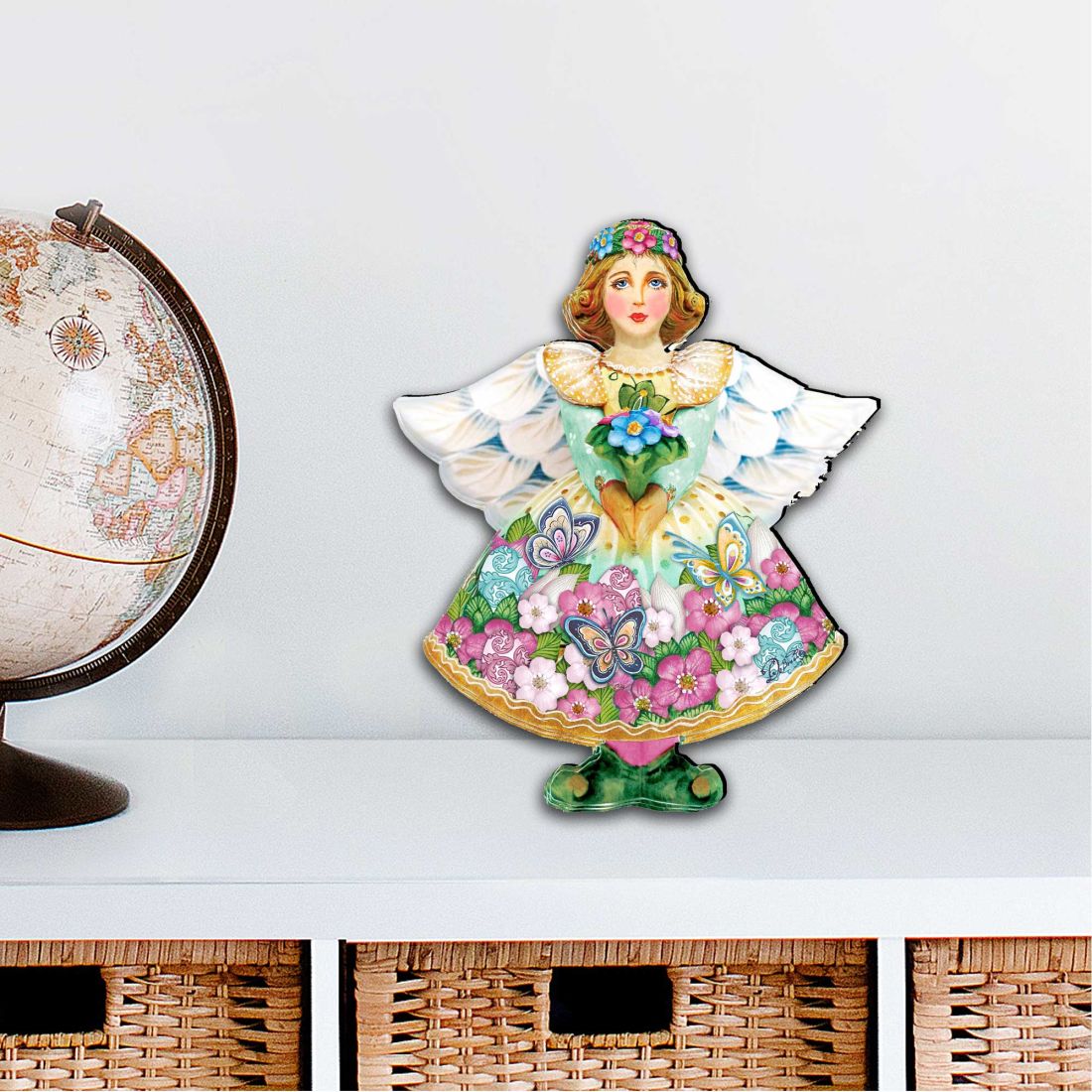 12 x 9 in. Spring Angel Easter Outdoor Decor Large Ornaments