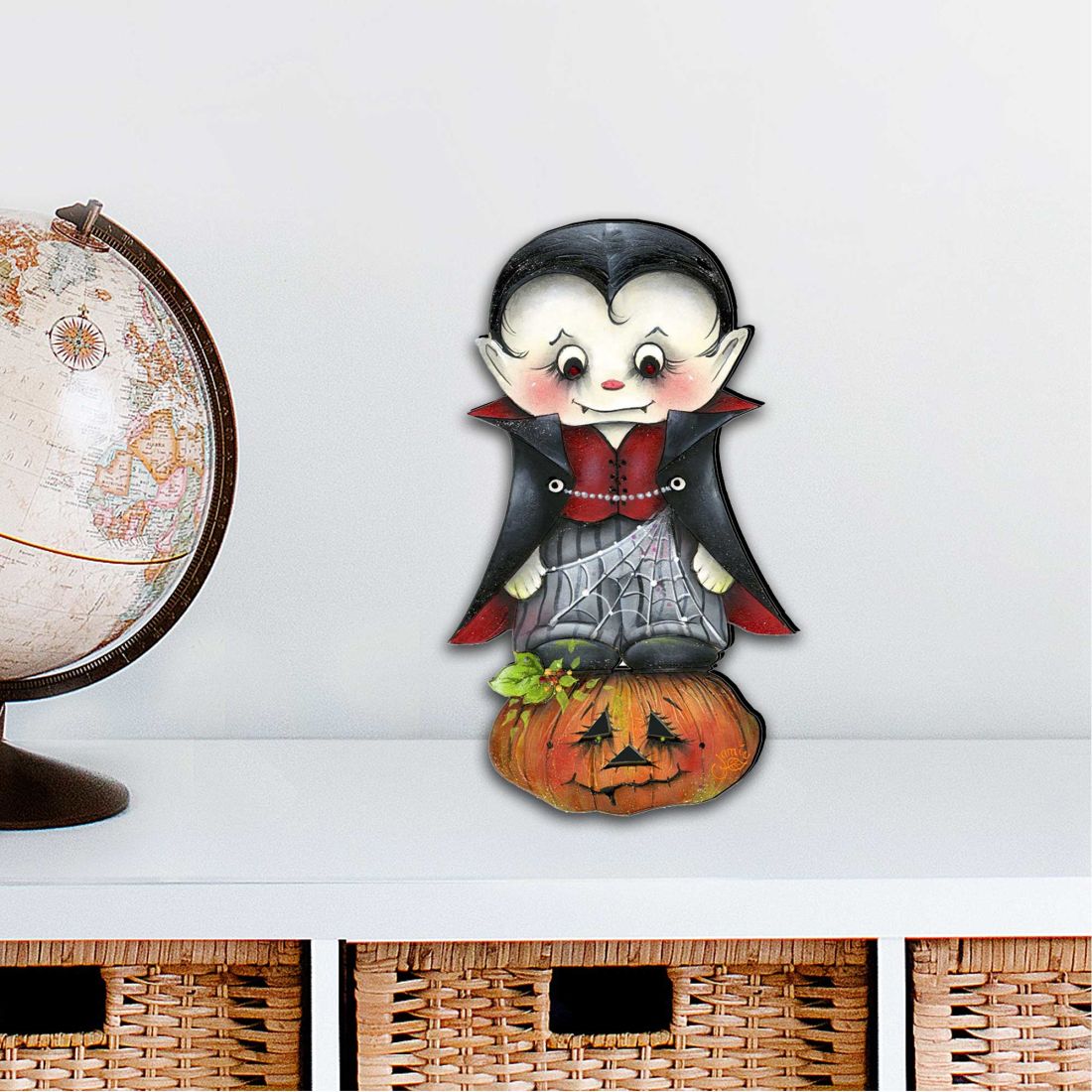 12 x 9 in. Dracula Halloween Outdoor Decor Large Ornaments
