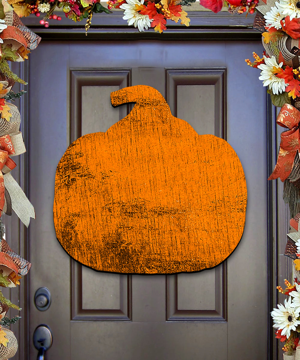 24 x 18 in. Pumpkin Rustic Halloween Door Decor