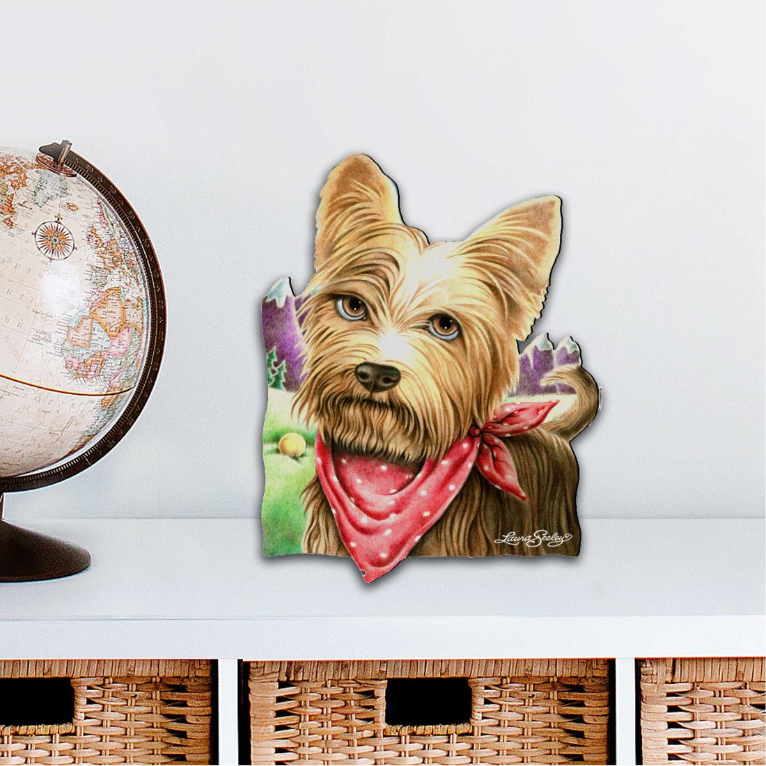 8511020M 12 x 9 in. A Cool Drink Dog Holiday Outdoor Decor Large Ornaments