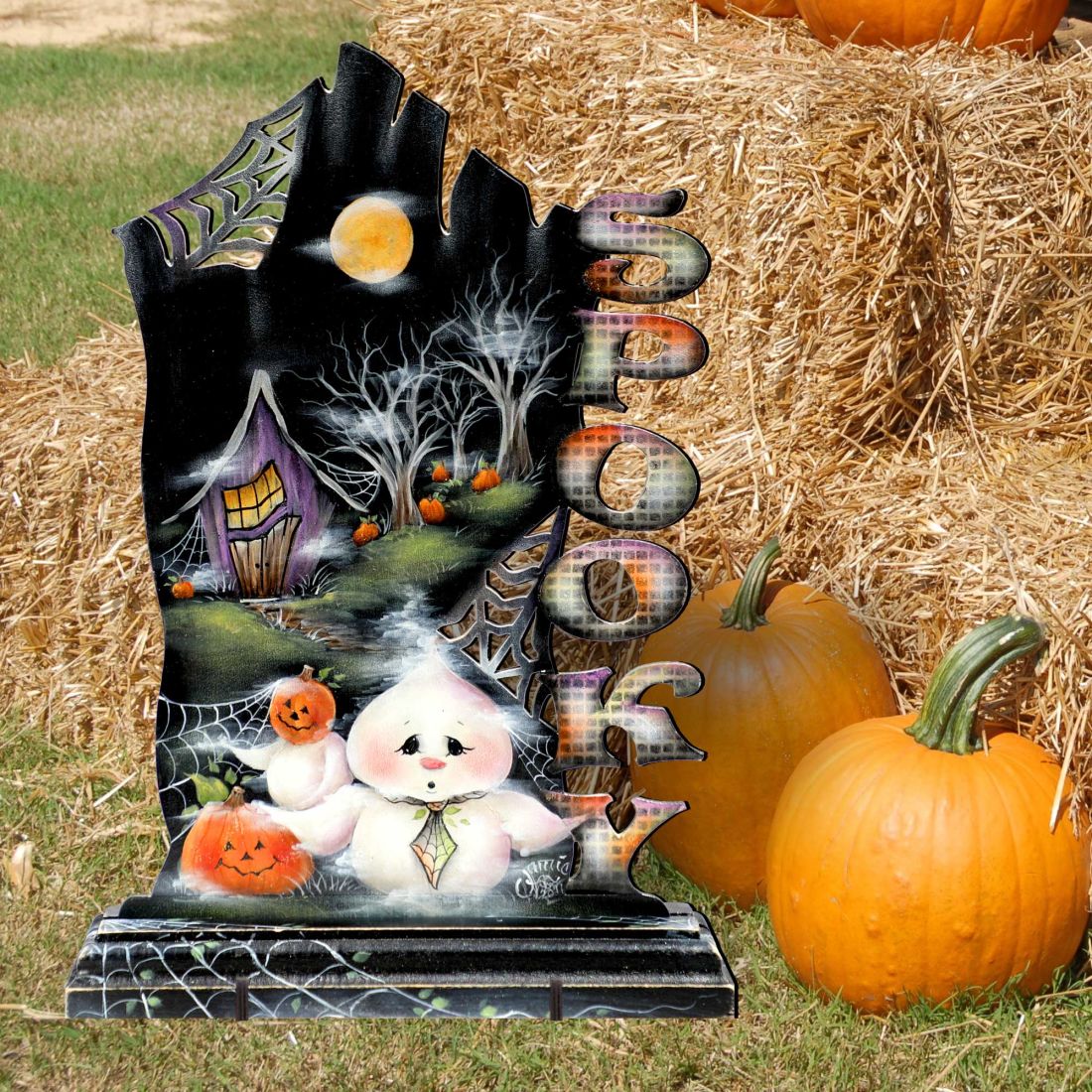 32 x 22 in. Not Too Spooky Halloween Outdoor Decor