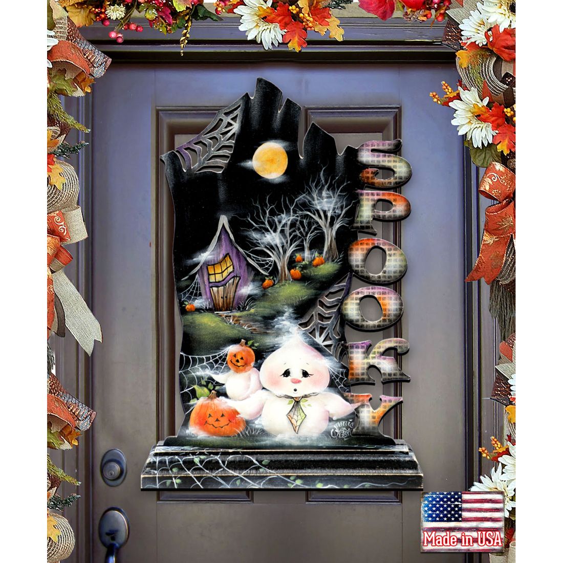 24 x 18 in. Not Too Spooky Halloween Door Decor
