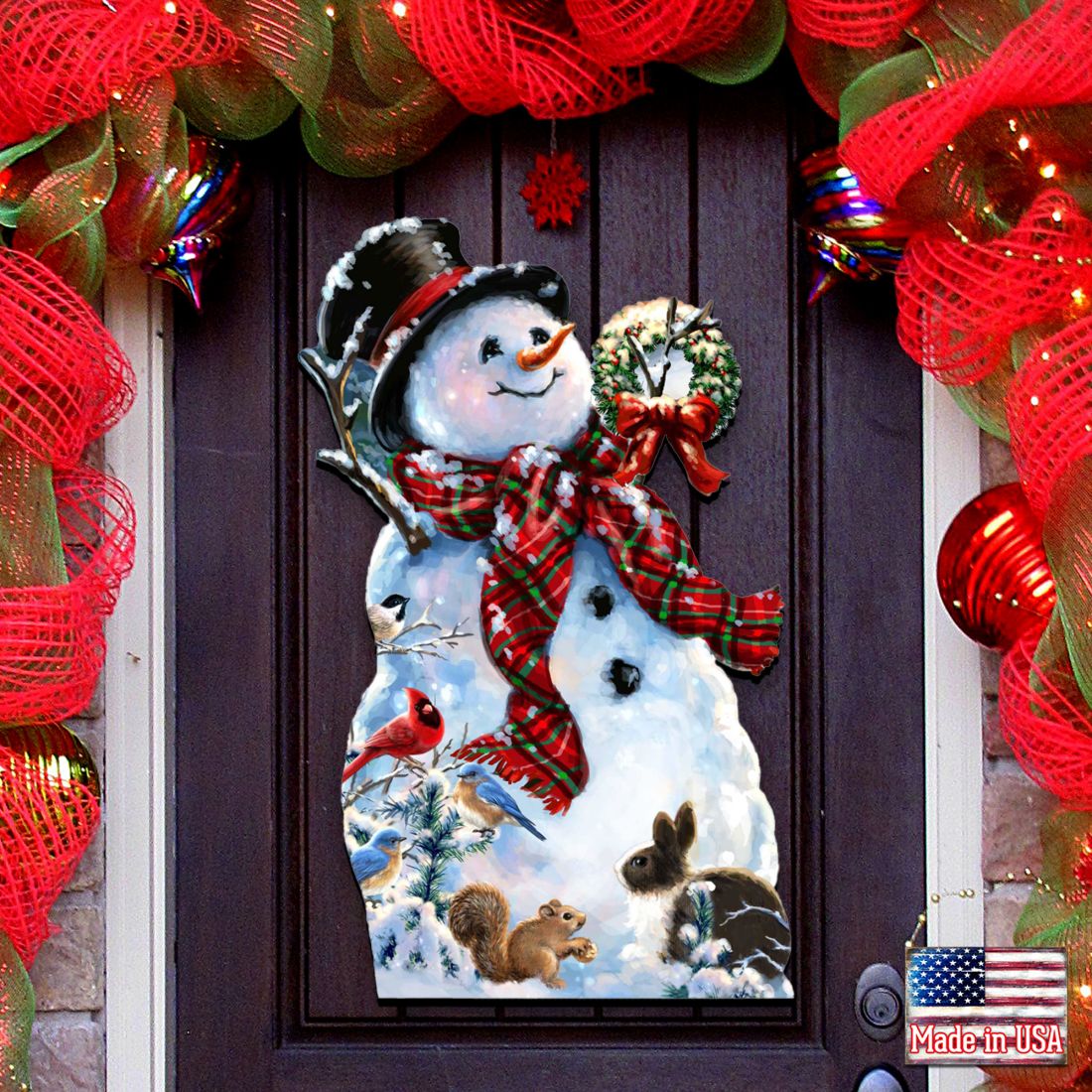 24 x 18 in. An Old Fashioned Christmas Door Decor