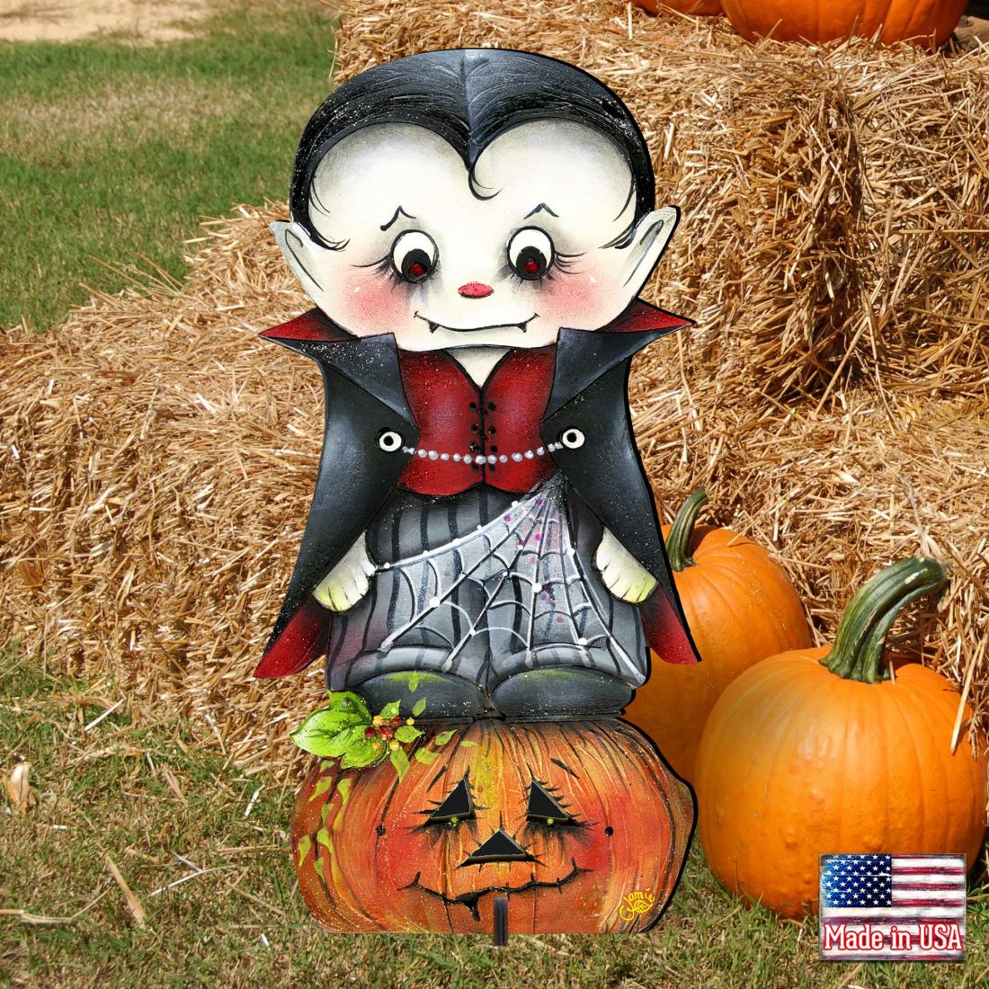 32 x 37 in. Dracula Halloween Outdoor Decor