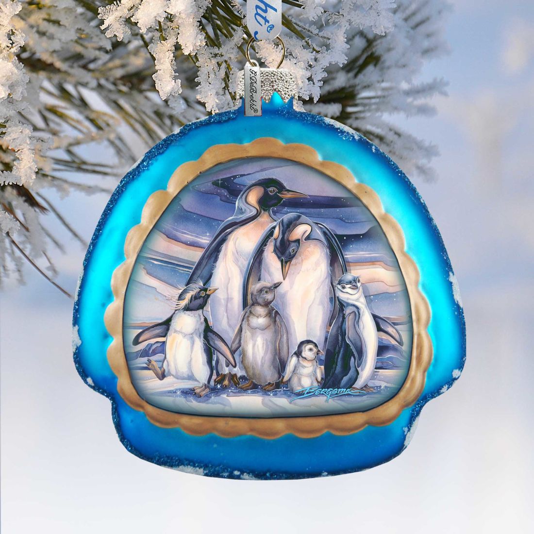 Picture of G.DeBrekht 756-659-JB 4 x 3.5 in. Sno Buddy Like You Glass Ornaments