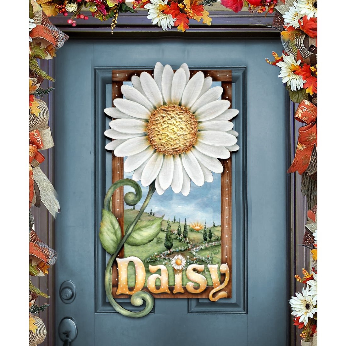 8457704H Fresh as A Daisy! Easter Door Decor by Jamie Mills-Price - Easter Spring Decor
