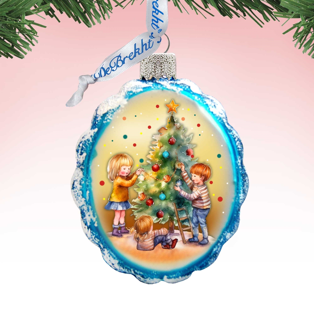 776036 Joyful Traditions Mercury Glass Ornaments by  - Christmas Decor