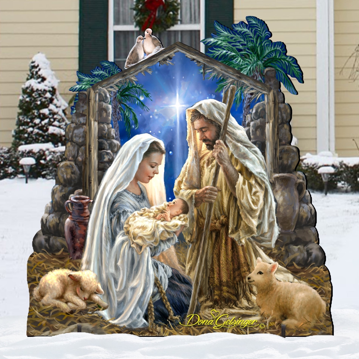 48' Glory to God Nativity Outdoor Decor by D. Gelsinger