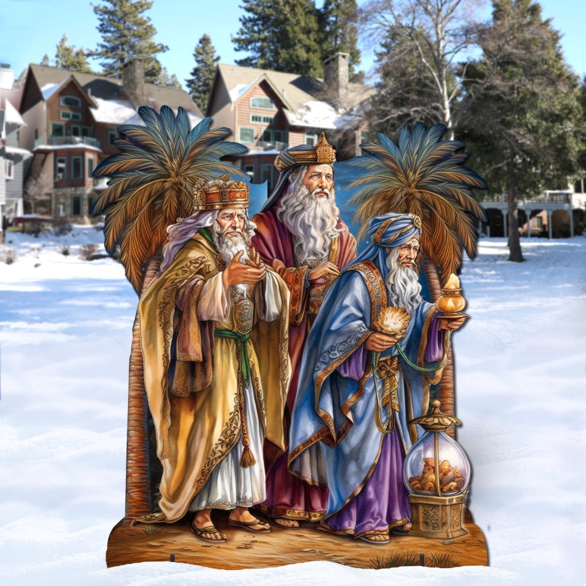 48' Three Wise Men Outdoor Decor by  - Nativity Holiday Dcor