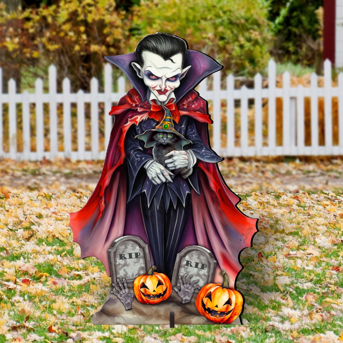 32' Dracula Freestanding Outdoor Yard Decor by  - Halloween Decor