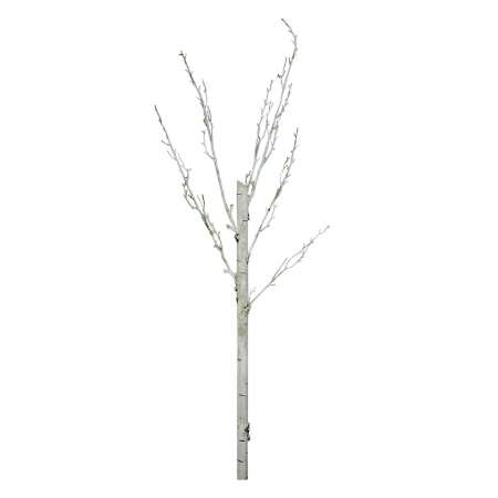 32281561 44 in. White Decorative Artificial Crafting or Display Birch Tree Trunk