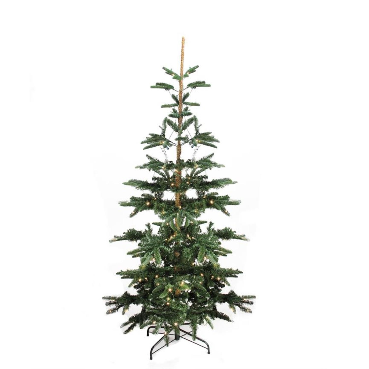 9 ft. Pre-Lit Layered Noble Fir Artificial Christmas Tree - Warm Clear LED Lights