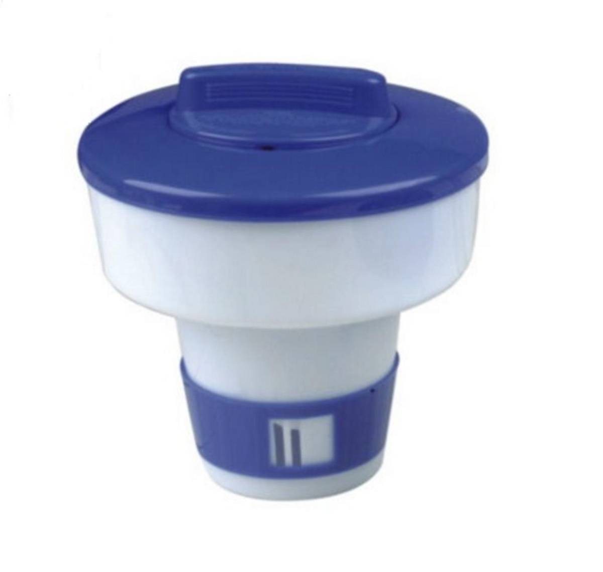 Northlight 7" Blue and White Floating Swimming Pool Dispenser