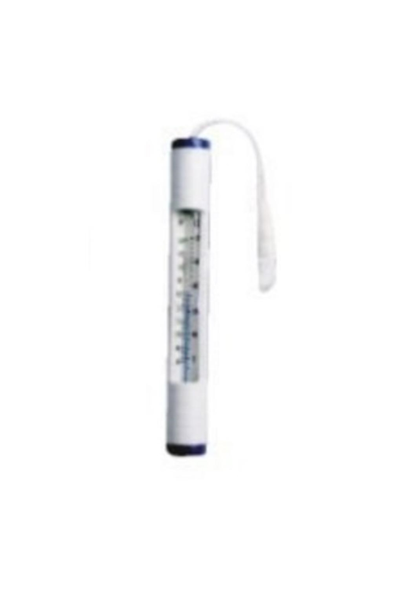 32038880 6.75 in. White & Blue Round Swimming Pool Thermometer with Cord