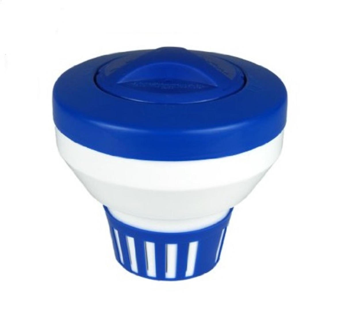 32038859 7.5 in. Classic Blue & White Floating Swimming Pool Chlorine Dispenser