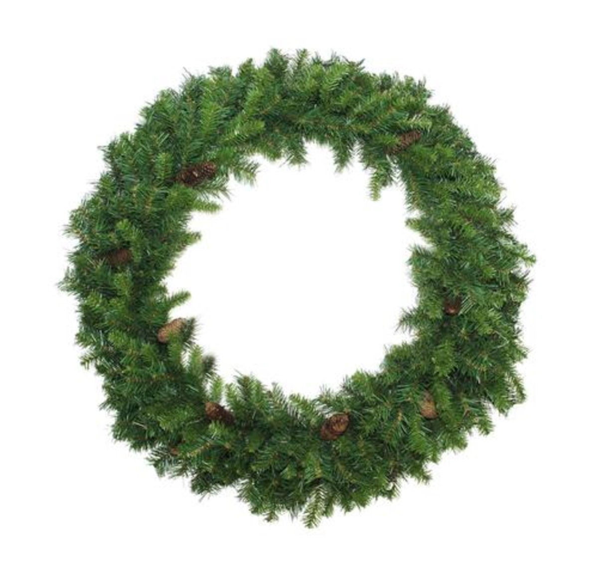 32265984 5 ft. Dakota Red Pine Commercial Artificial Christmas Wreath with Pine Cones - Unlit -  NorthLight