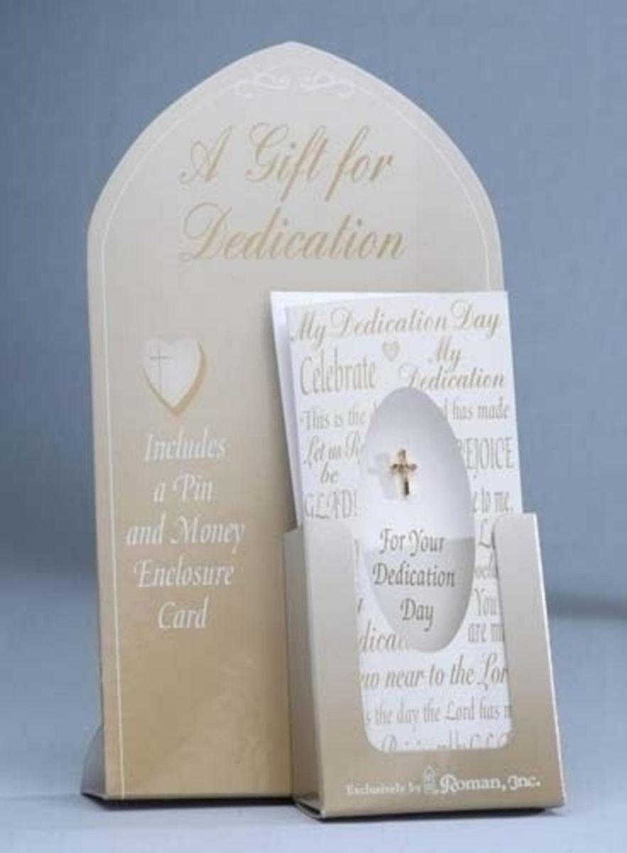 4660299 Dedication Day Cross Pin with Money Card Envelope