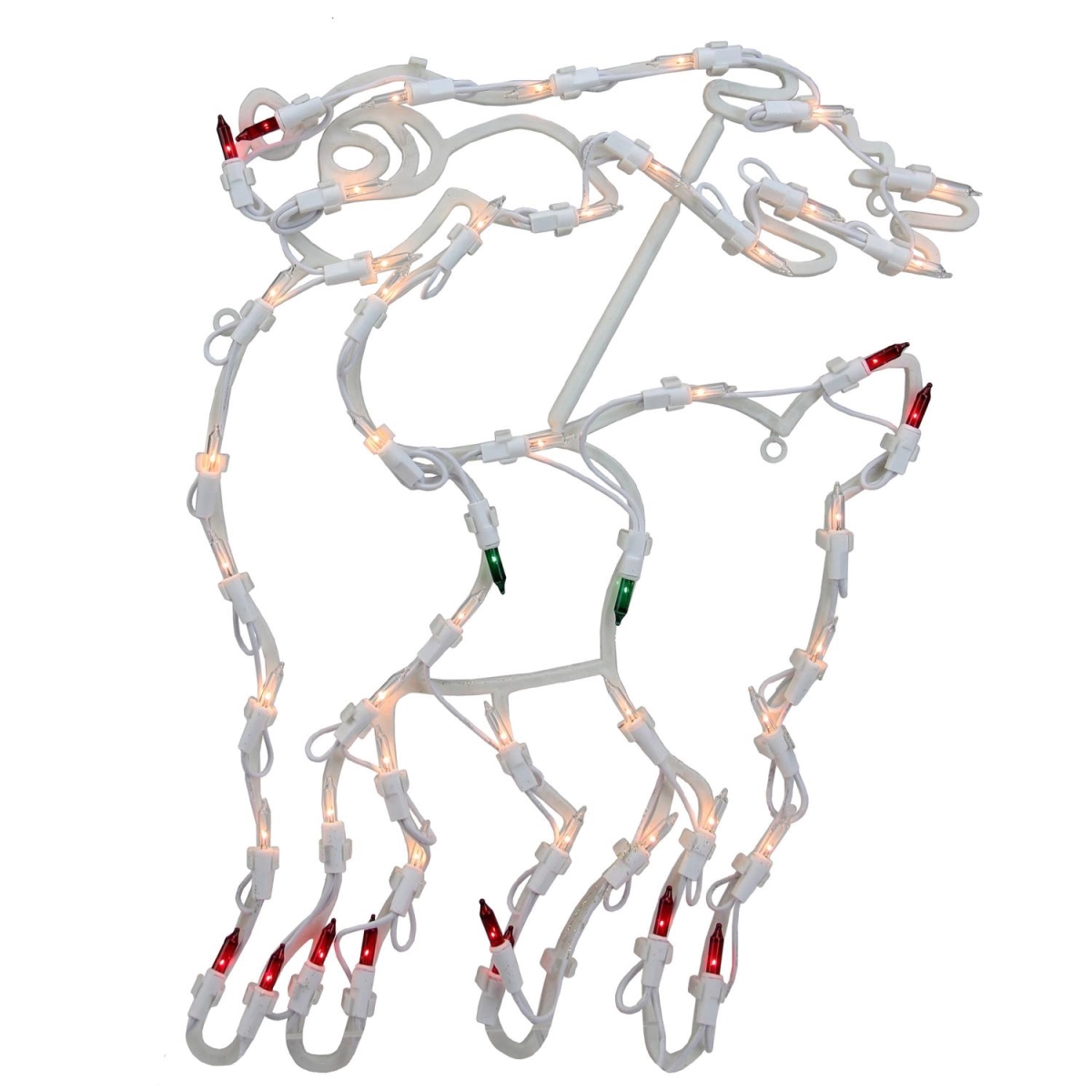 32606066 18 in. Lighted Reindeer Christmas Window Silhouette Decoration -  NorthLight