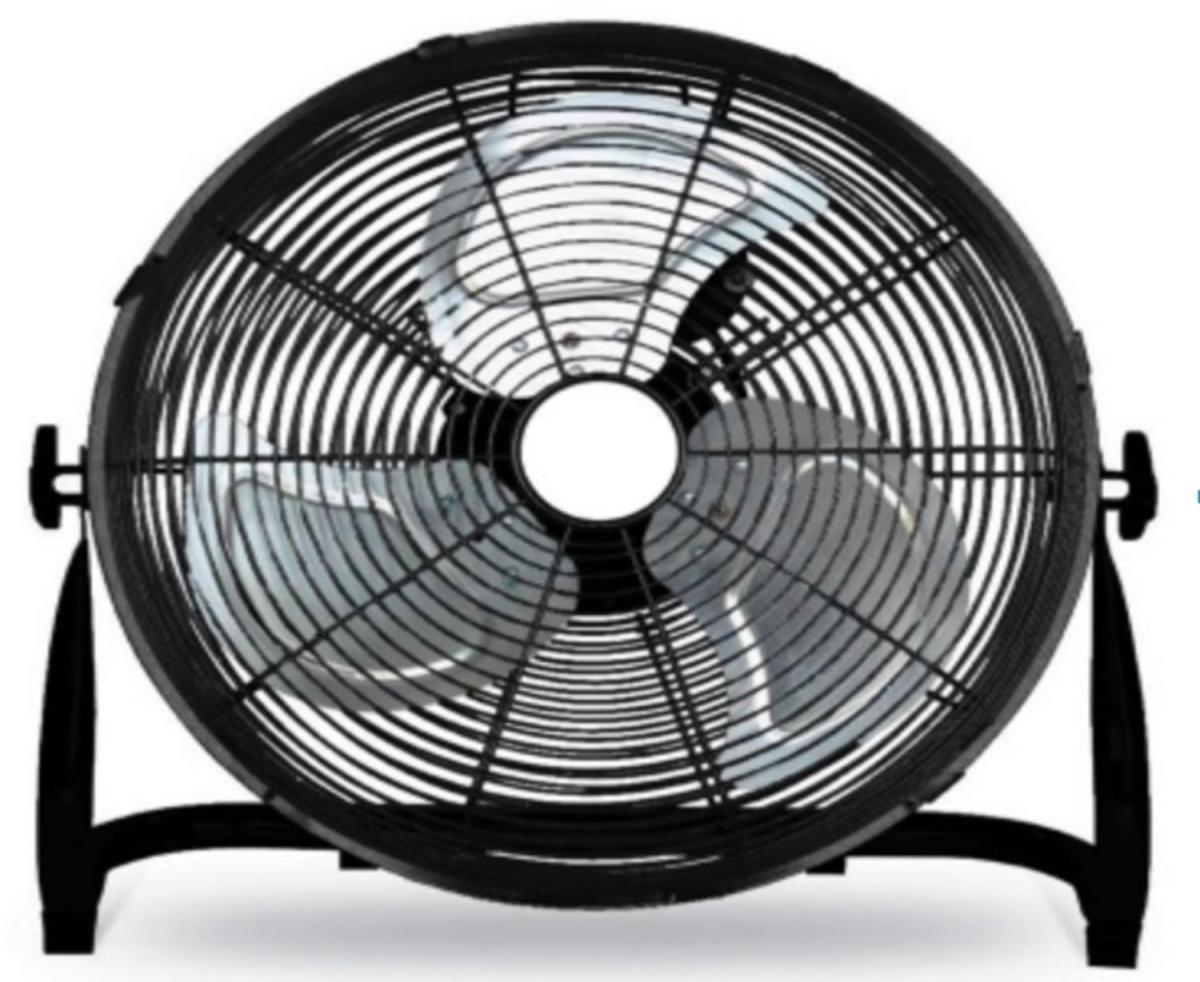 Picture of Northlight 32607211 14 in. Jet Black Three Speed Adjustable Tilt Portable Floor Fan