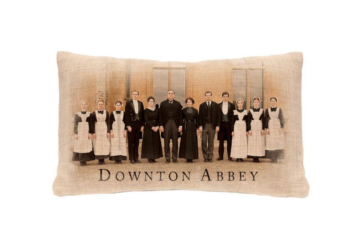 31377207 20 in. Downton Abbey Cast British Decorative Rectangular Throw Pillow