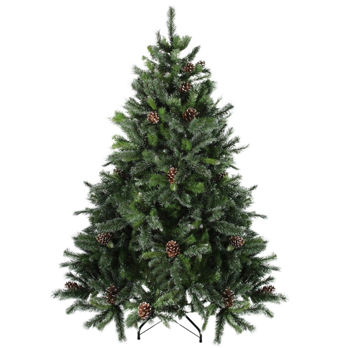 32607700 7 ft. Delta Pine with Pine Cones Christmas Tree -  NorthLight