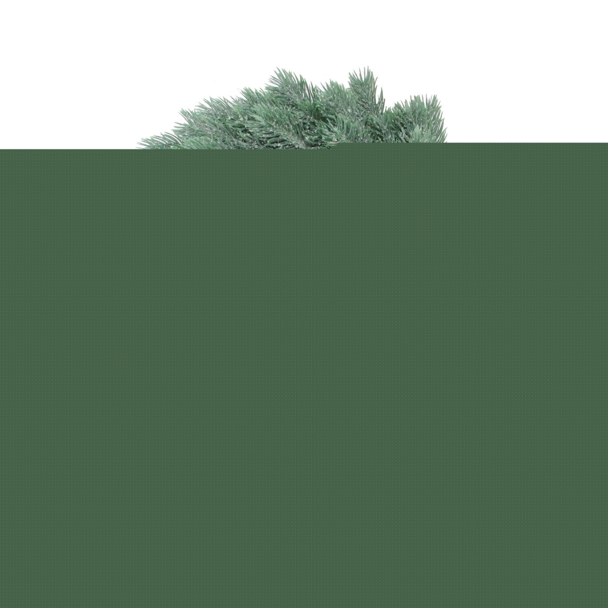 32620395 16 in. Frosted Green Pine Artificial X-Mas Wreath