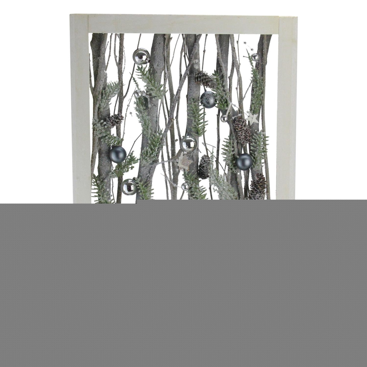 32620401 Branches in Wood Frame Table or Wall Decoration