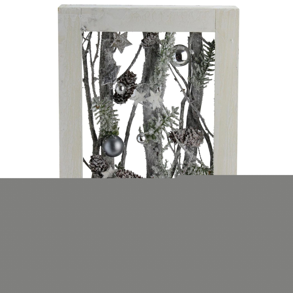 32620403 14.25 in. Birch in Wood Frame Table or Wall Decoration