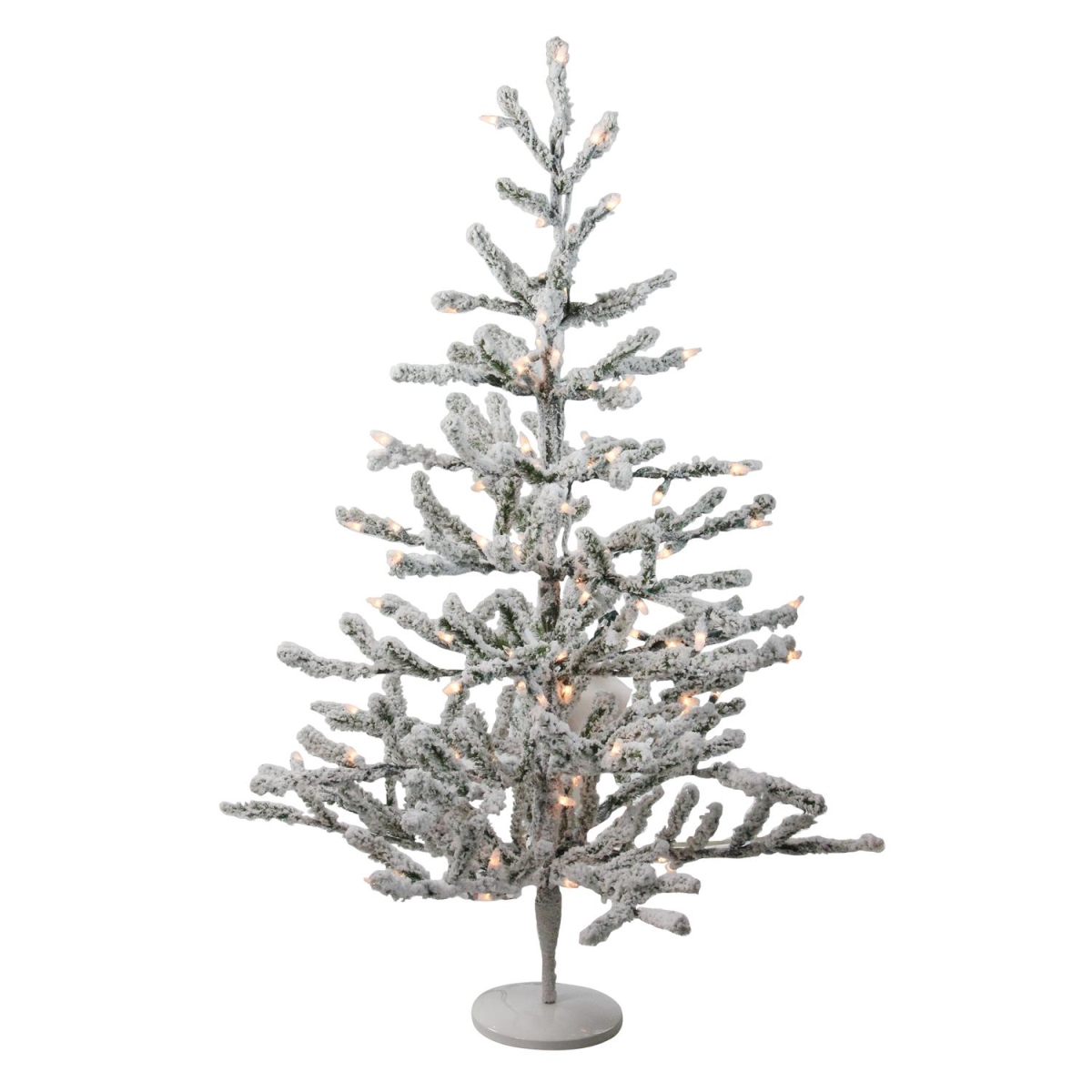 32620420 36 in. Flocked Alpine Coral Artificial X-Mas Tree -  NorthLight