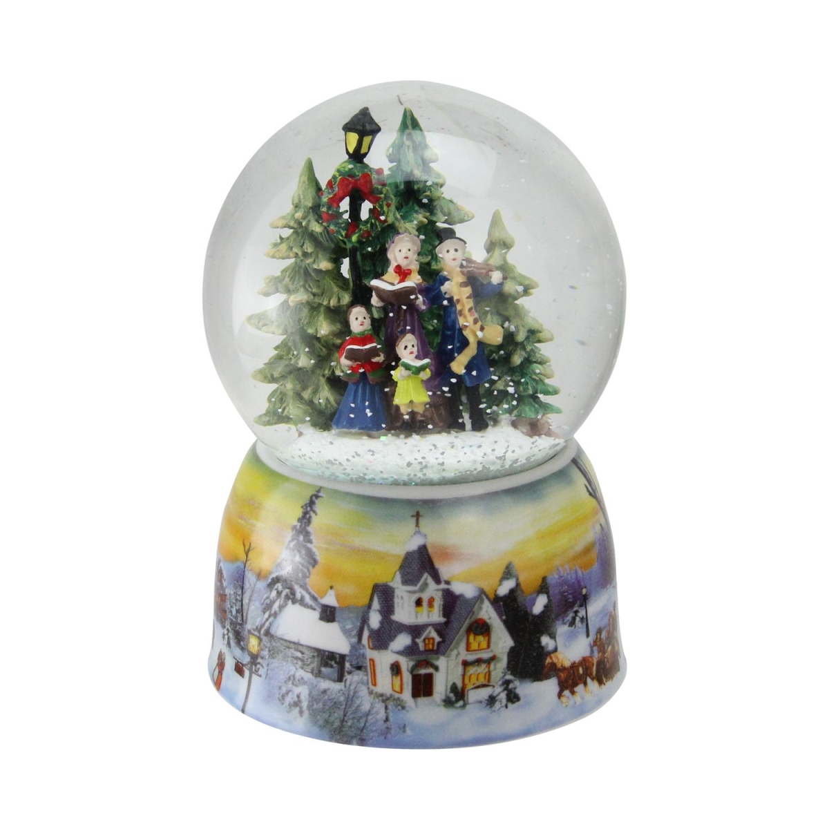 Picture of Northlight 32629127 6 in. Christmas Carolers Winter Scene Musical Water Snow Globe