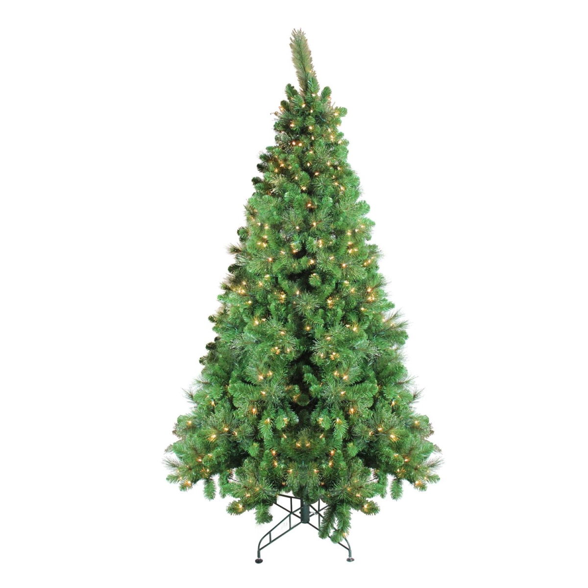 Picture of Northlight 32628724 7.5 ft. Pre - Lit Canterbury Spruce with Dew Drops Artificial Christmas Tree - Clear Lights