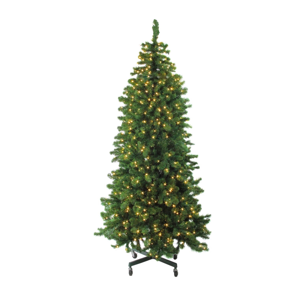 32628711 7.5 ft. Pre - Lit LED Slim Olympia Pine Artificial Christmas Tree - Warm White Lights -  NorthLight